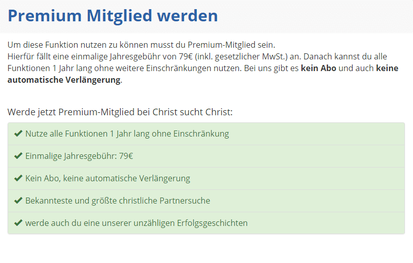 christ sucht christ cost